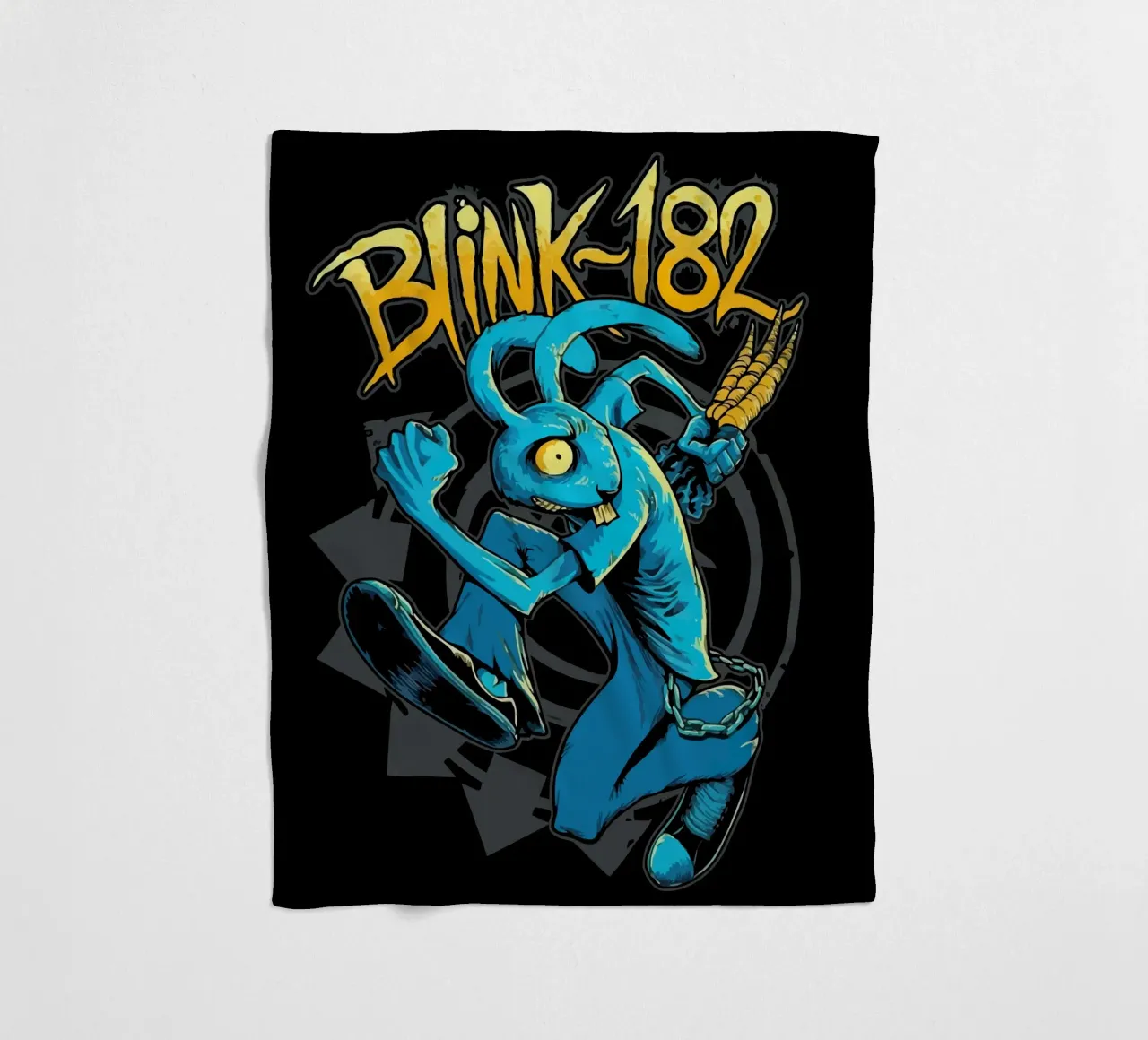 Blink 182  Rabbit coperta in pile da Musadad Shop