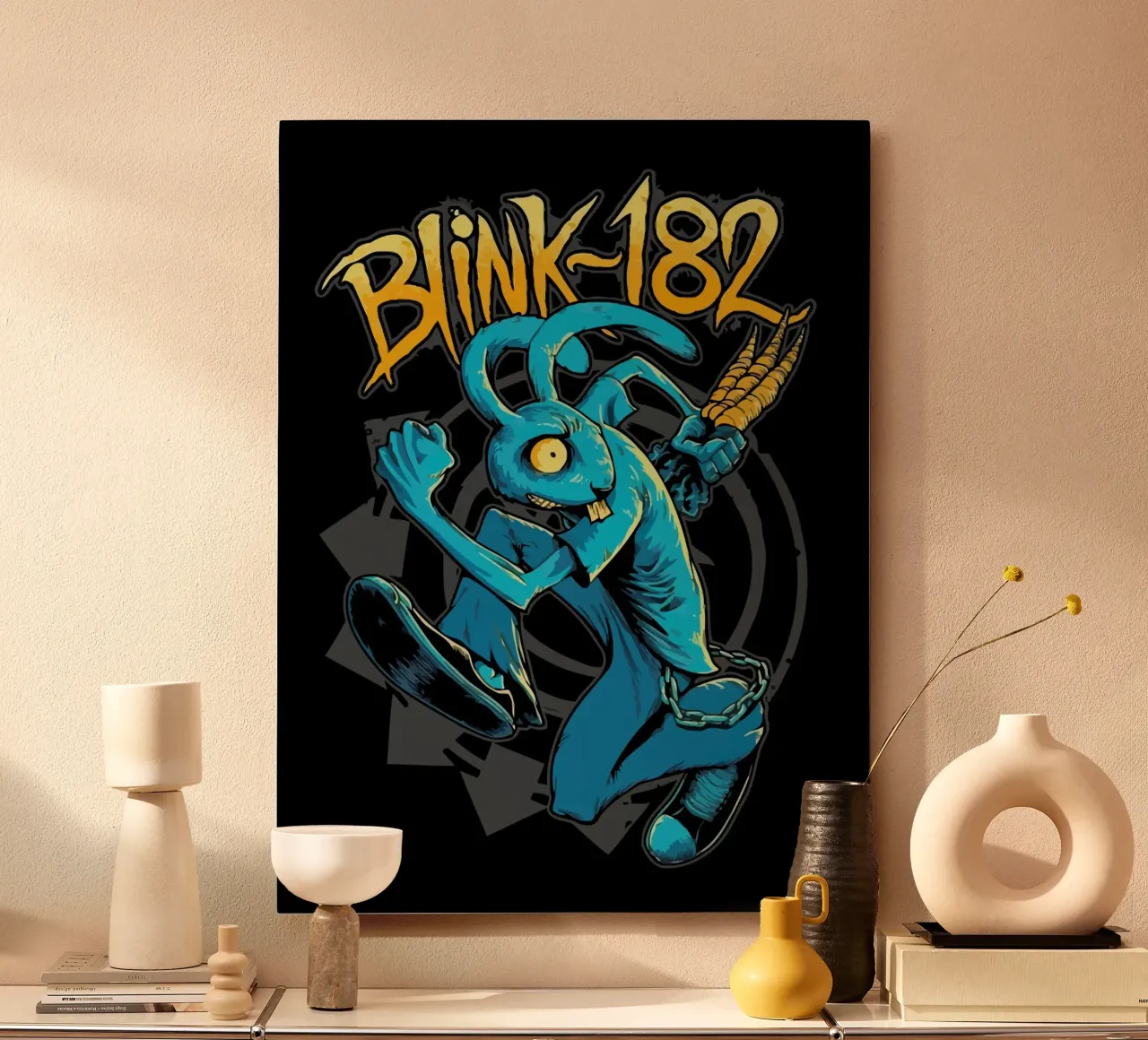Blink 182  Rabbit alluminio dibond da Musadad Shop