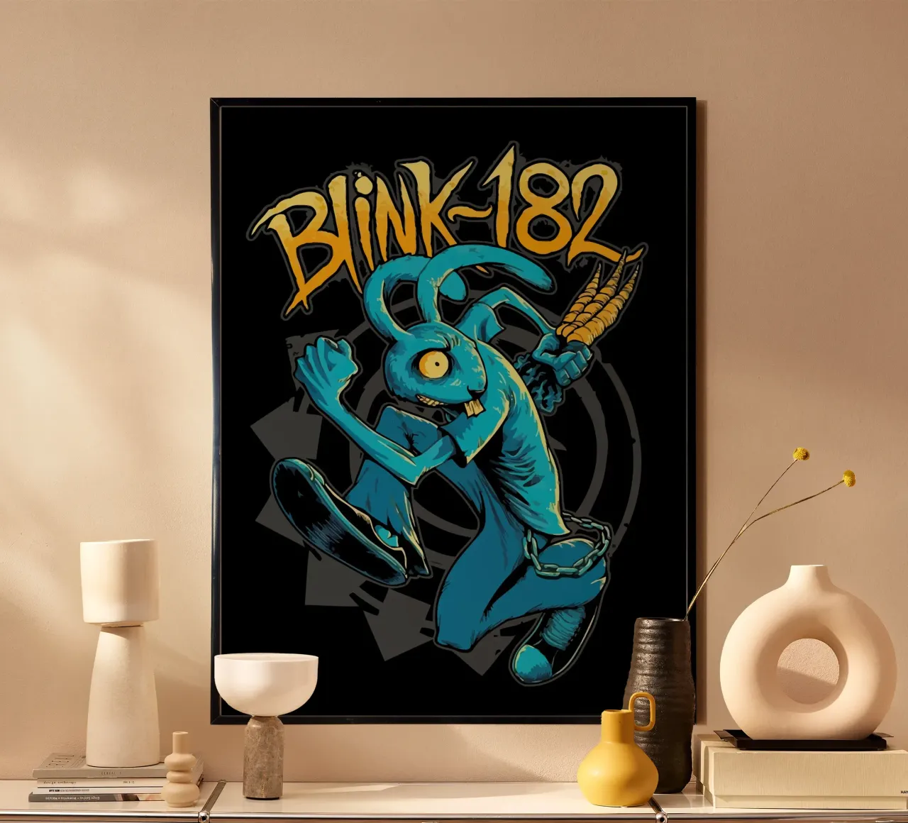 Blink 182  Rabbit poster da Musadad Shop