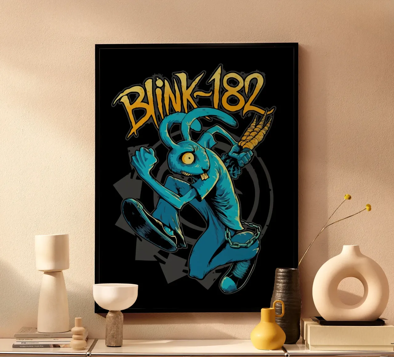 Blink 182  Rabbit poster da Musadad Shop