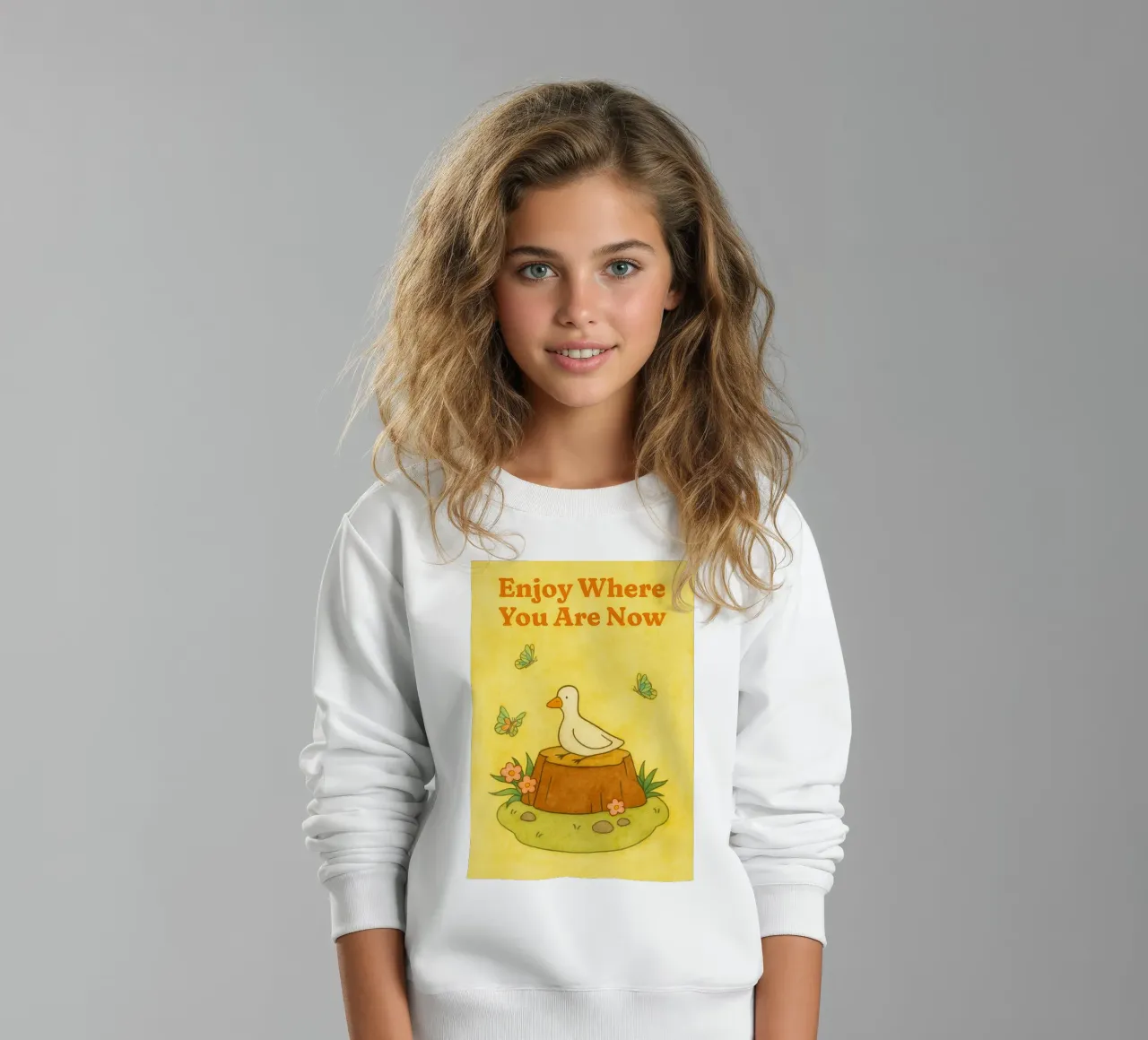 ora sei un'oca felpa bambino da mompunks