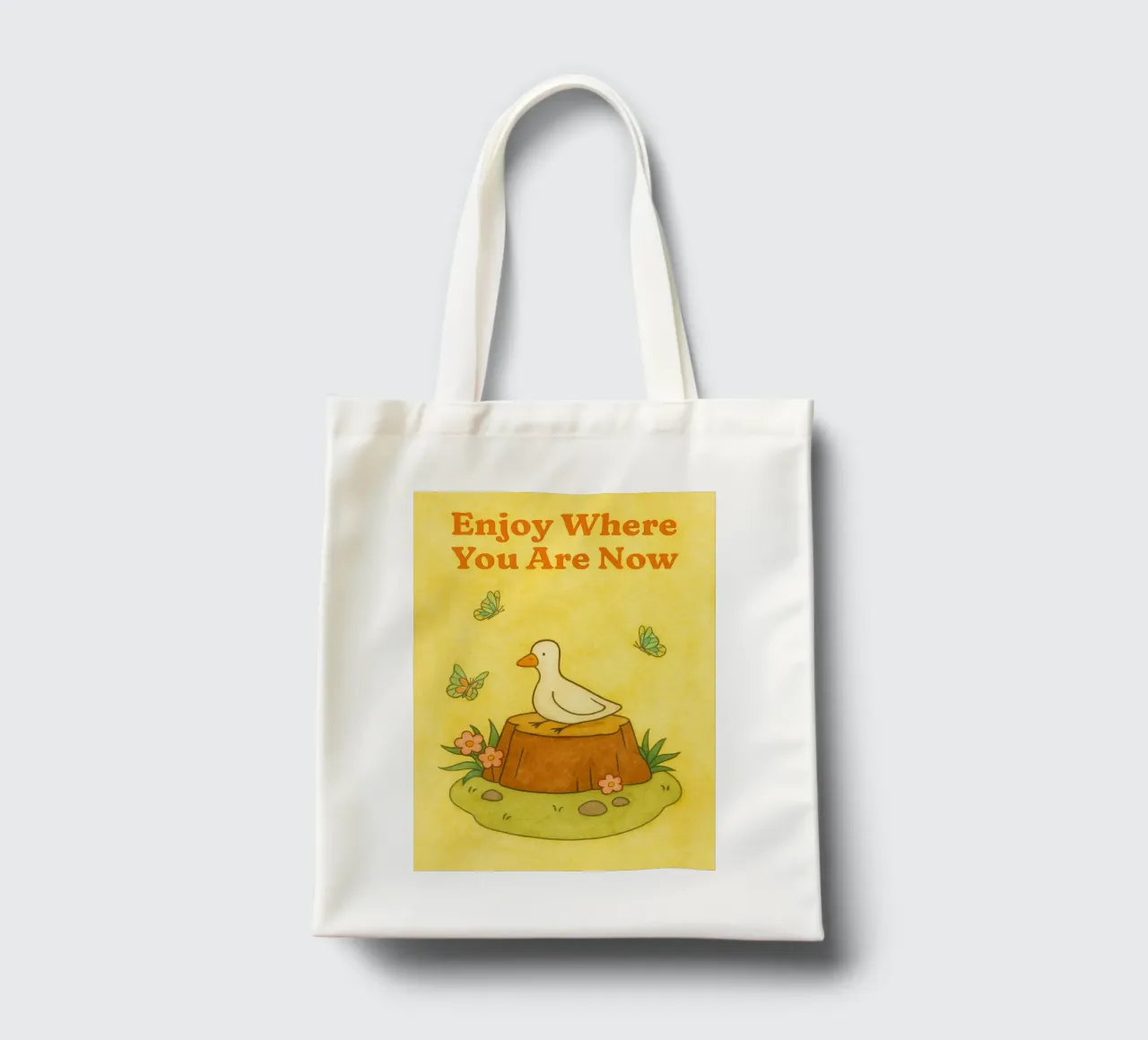 ora sei un'oca borsa in juta da mompunks