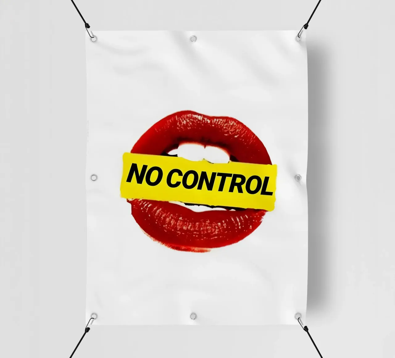 "NO CONTROL" telo in pvc da Type & Tape