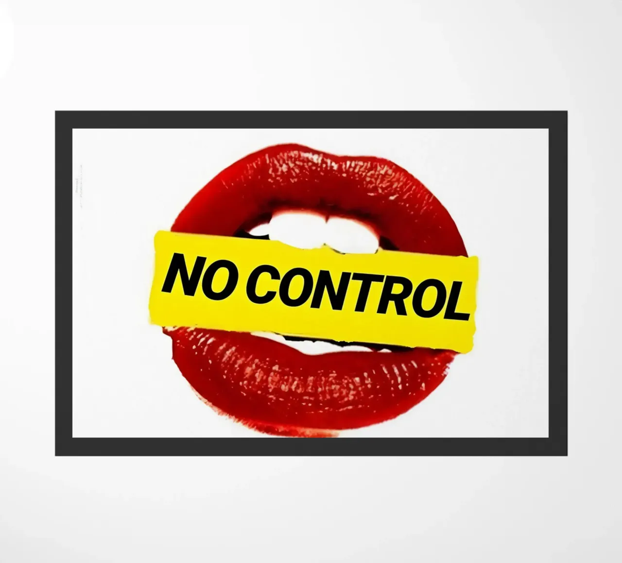 "NO CONTROL" zerbino da Type & Tape