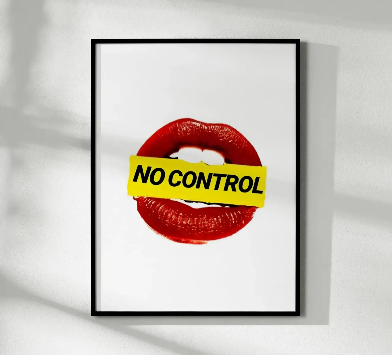 "NO CONTROL" poster da Type & Tape