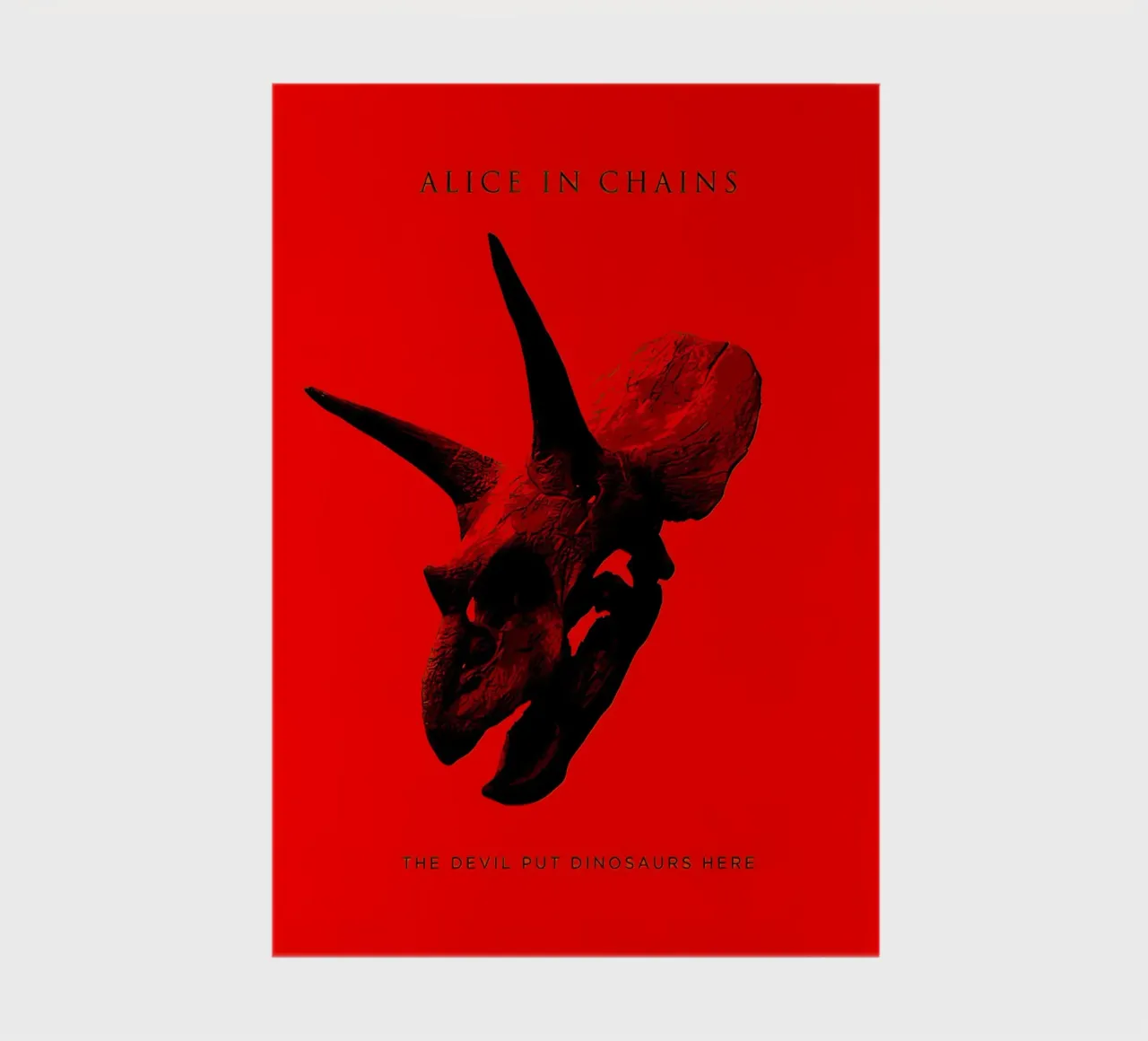 Alice inChains the Devil put dinosaurs here notebook by shiners