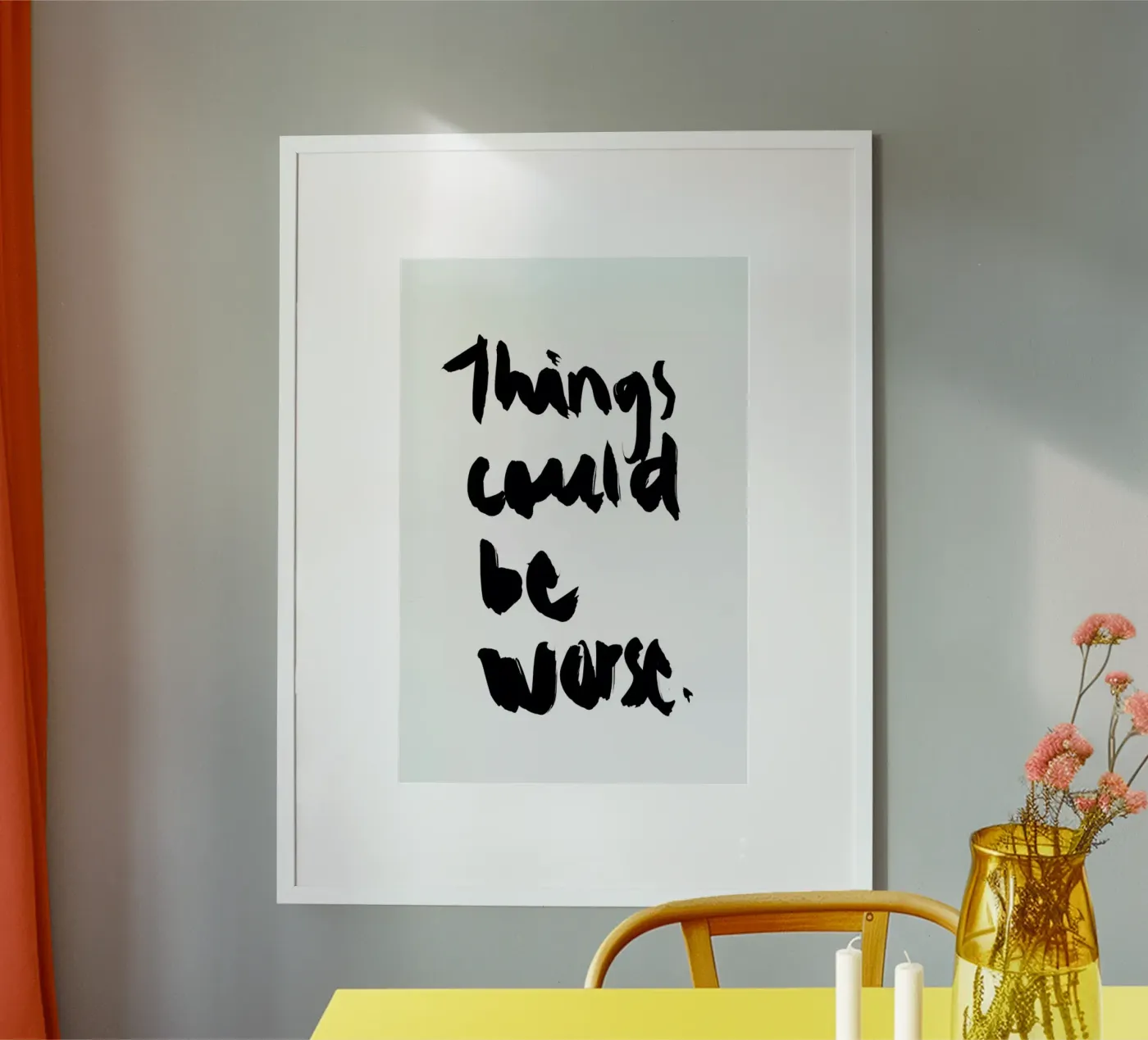 Things Could Be Worse poster da RK Design