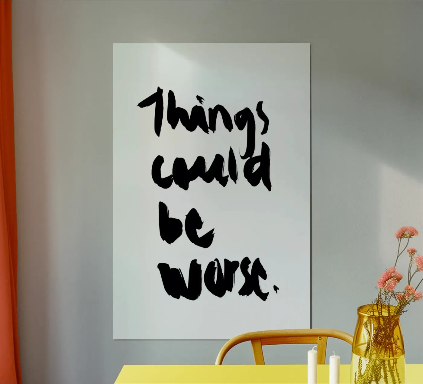 Things Could Be Worse poster da RK Design
