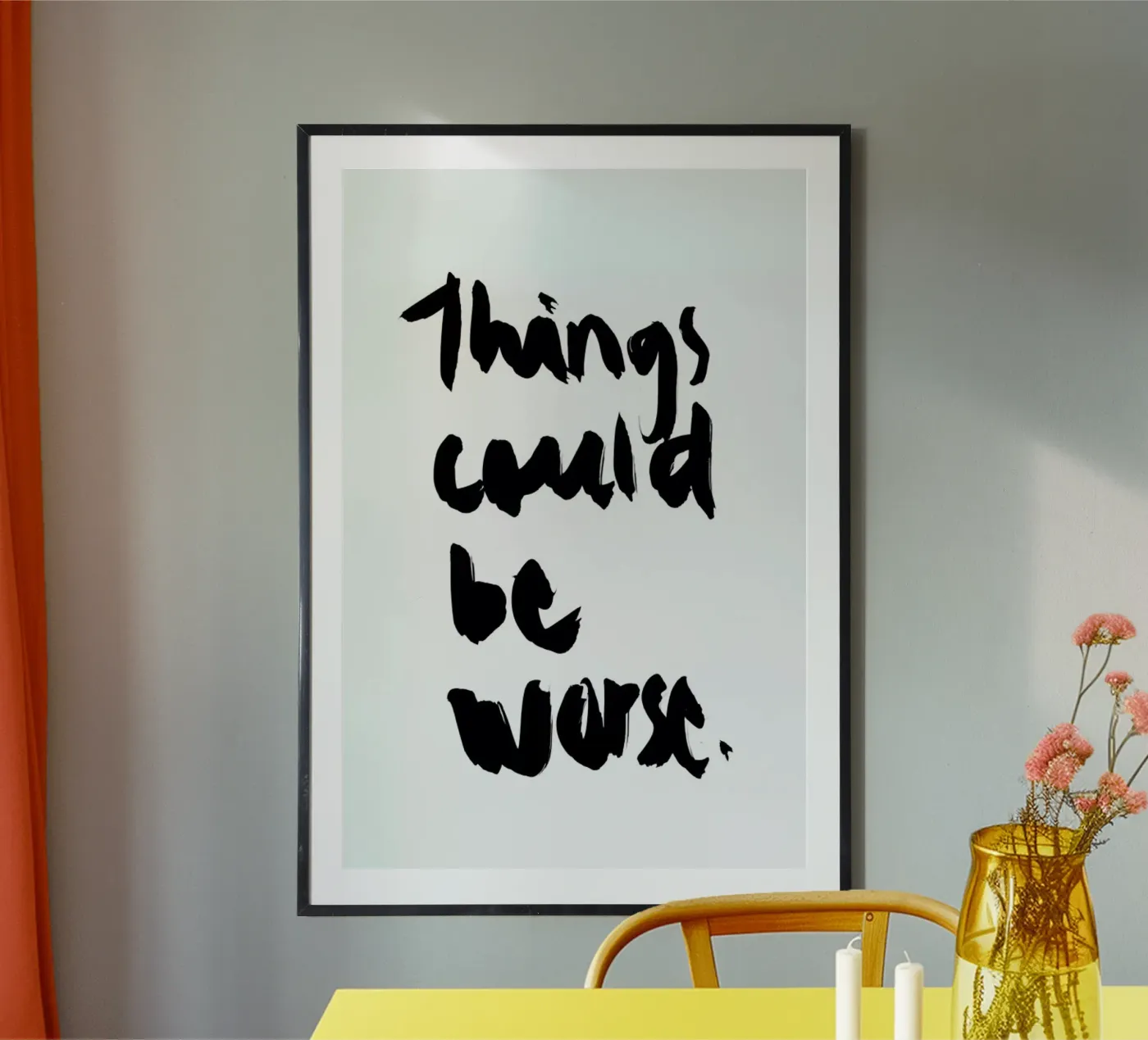 Things Could Be Worse poster da RK Design