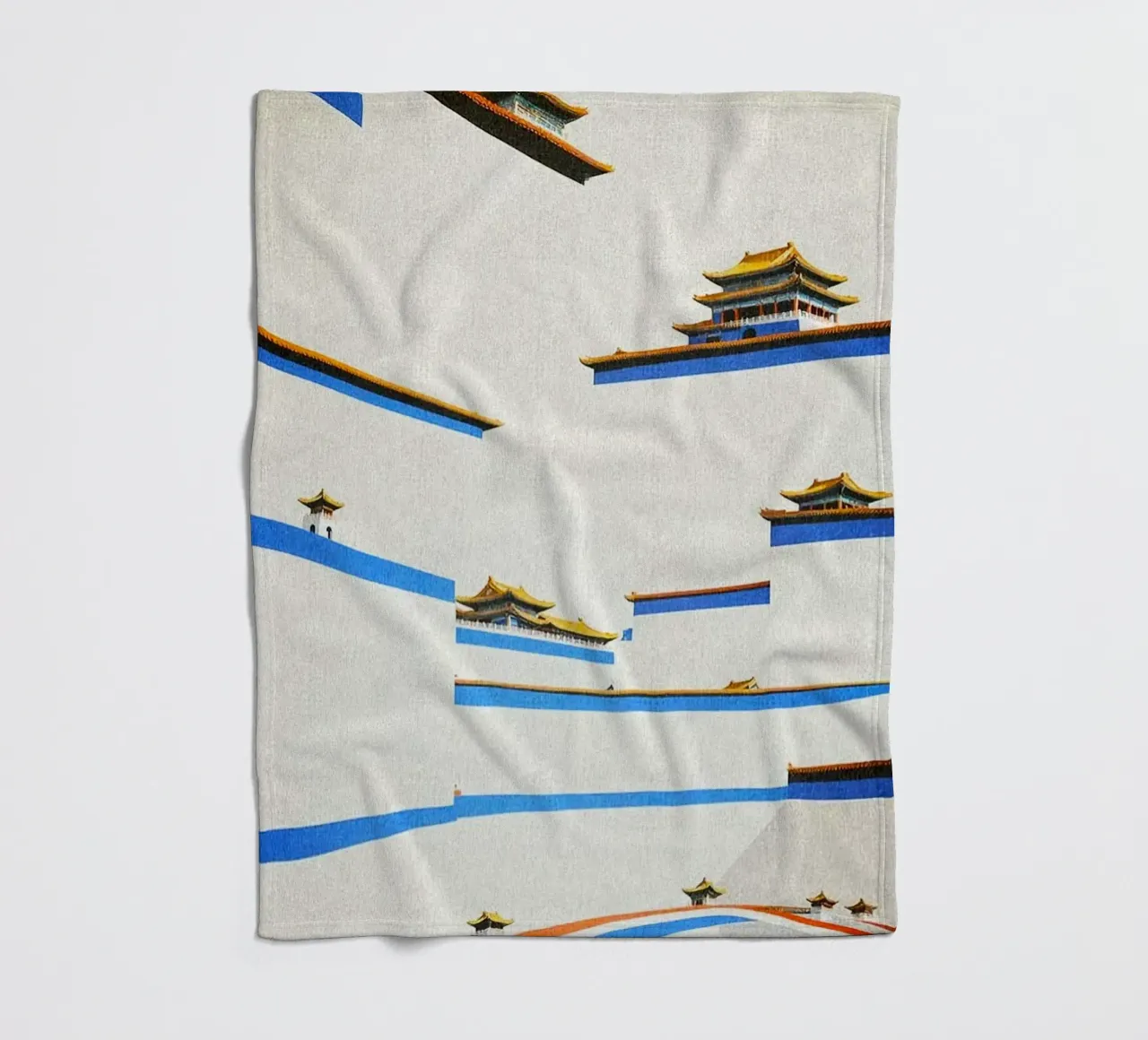 temples layers coperta in pile da melts