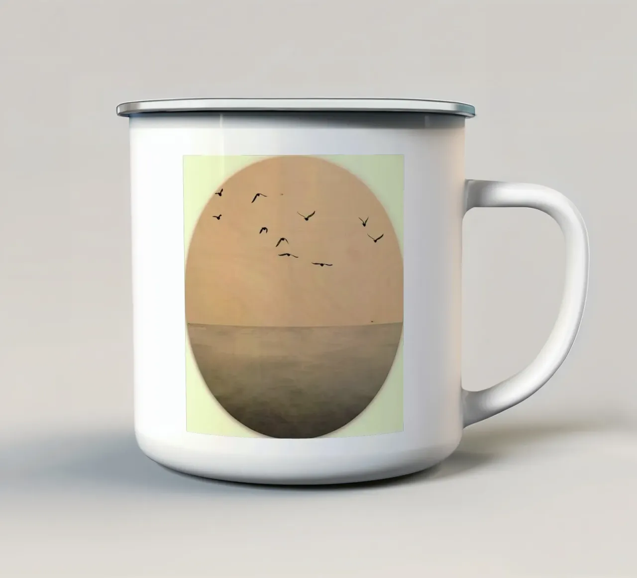 circle of nature tazza in smalto da miracle