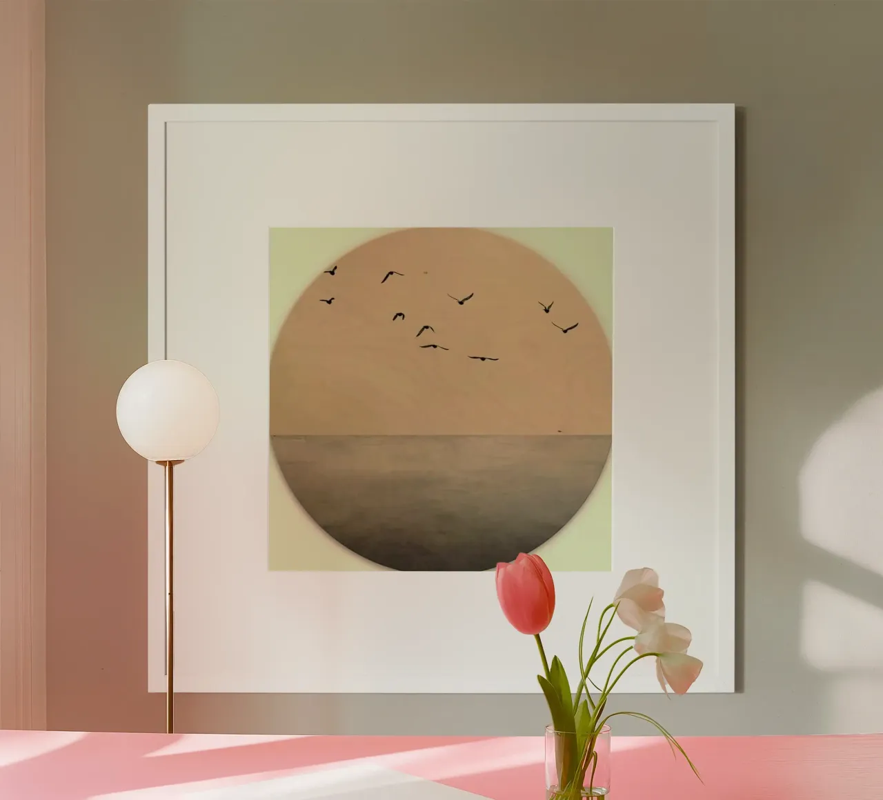 circle of nature poster con telaio in alluminio da miracle