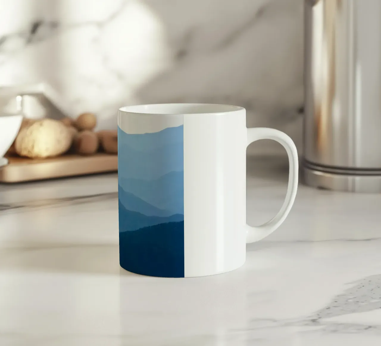 mountain layers gradient tazza in ceramica da melts