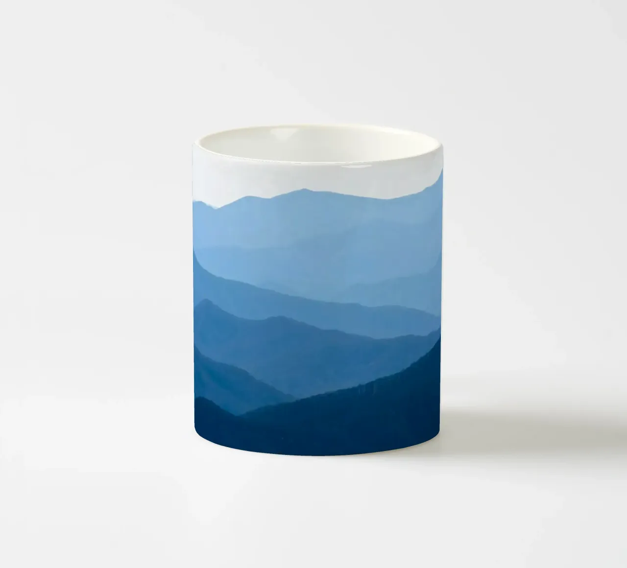 mountain layers gradient tazza in ceramica da melts