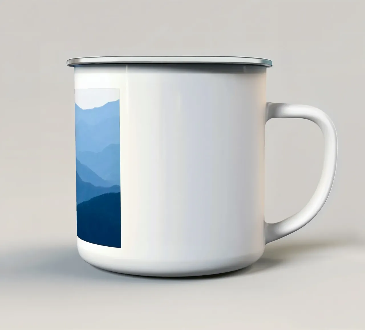 mountain layers gradient tazza in smalto da melts