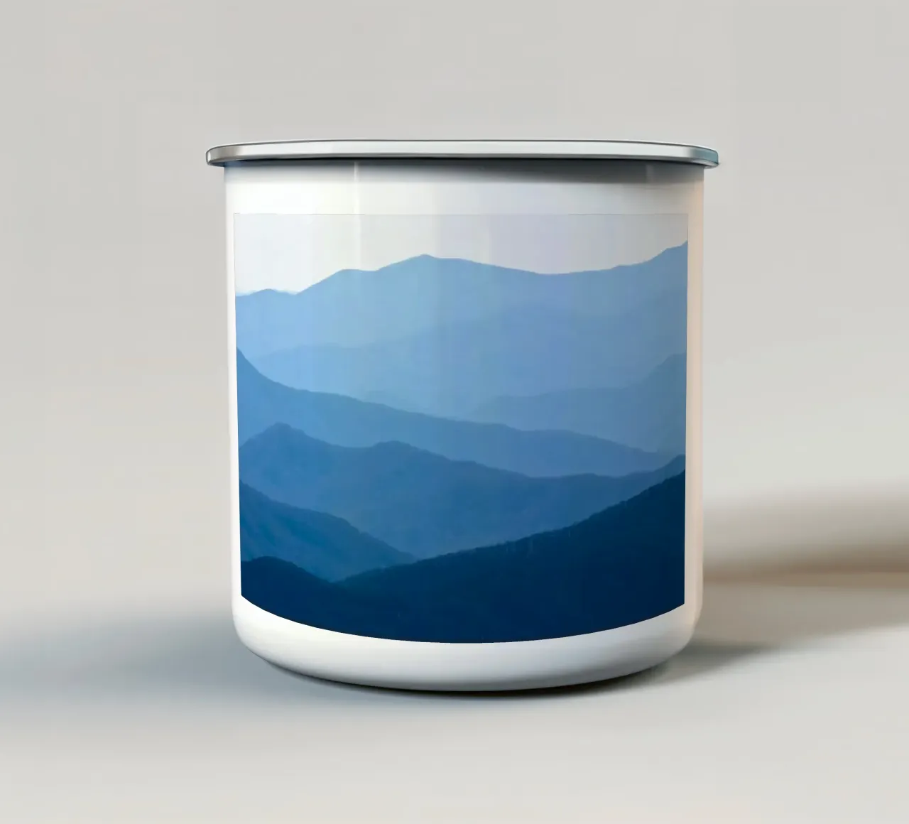 mountain layers gradient tazza in smalto da melts