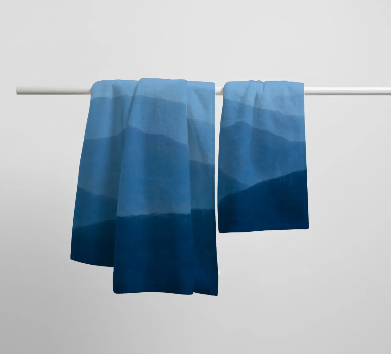 mountain layers gradient asciugamano da bagno da melts