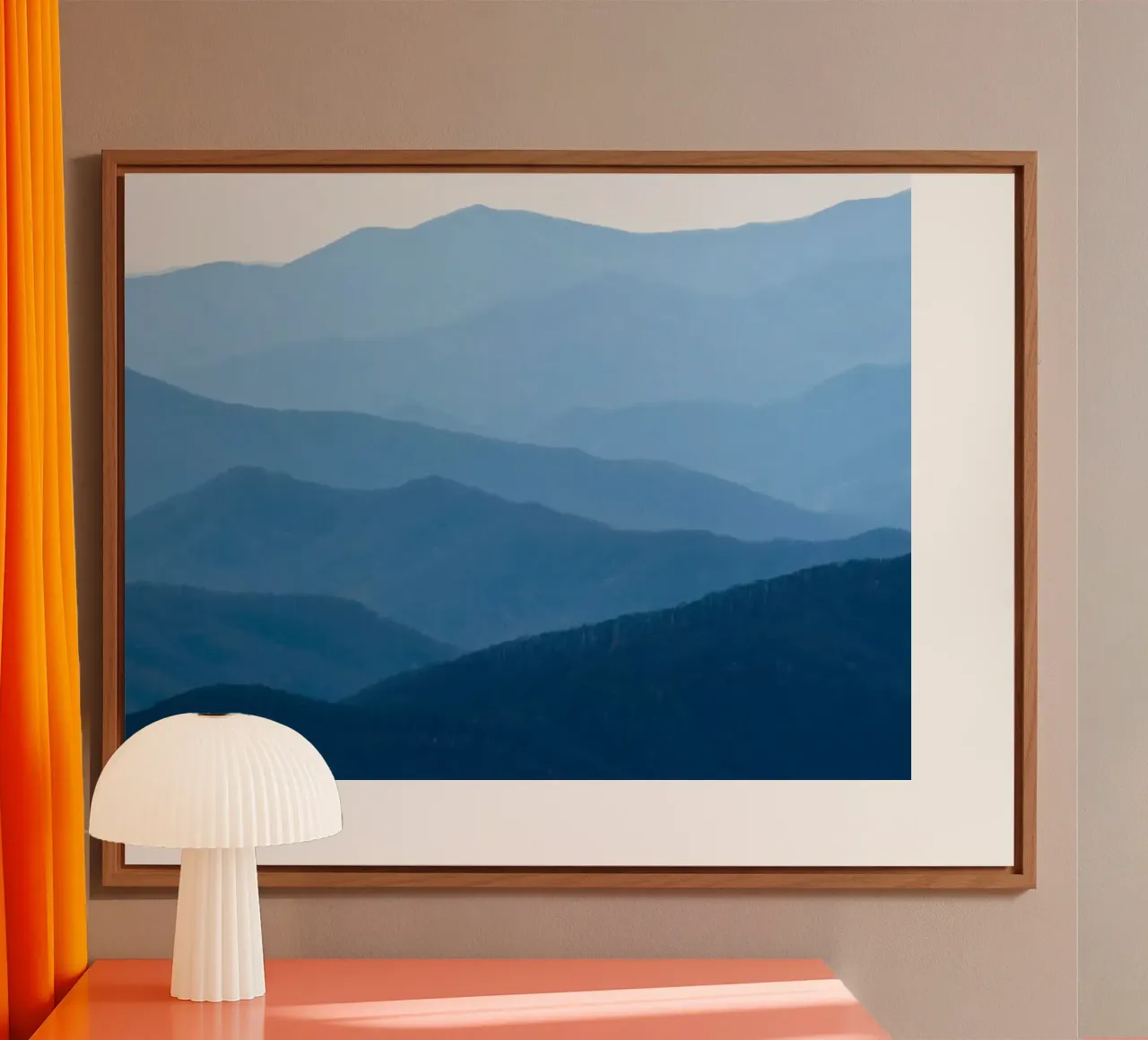 mountain layers gradient alluminio dibond da melts