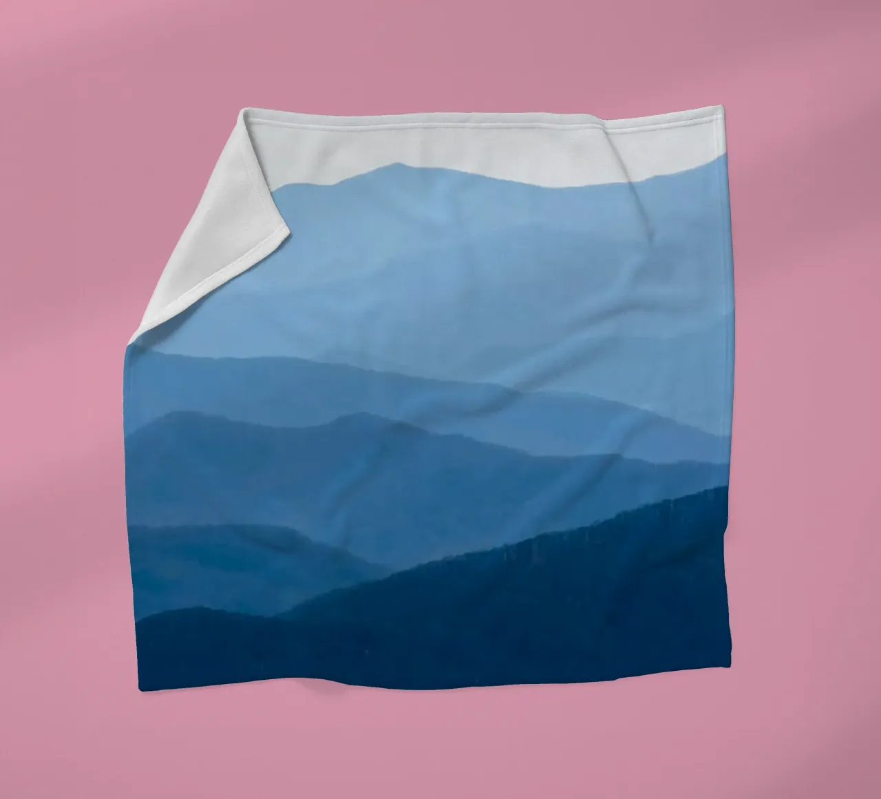 mountain layers gradient coperta in pile da melts