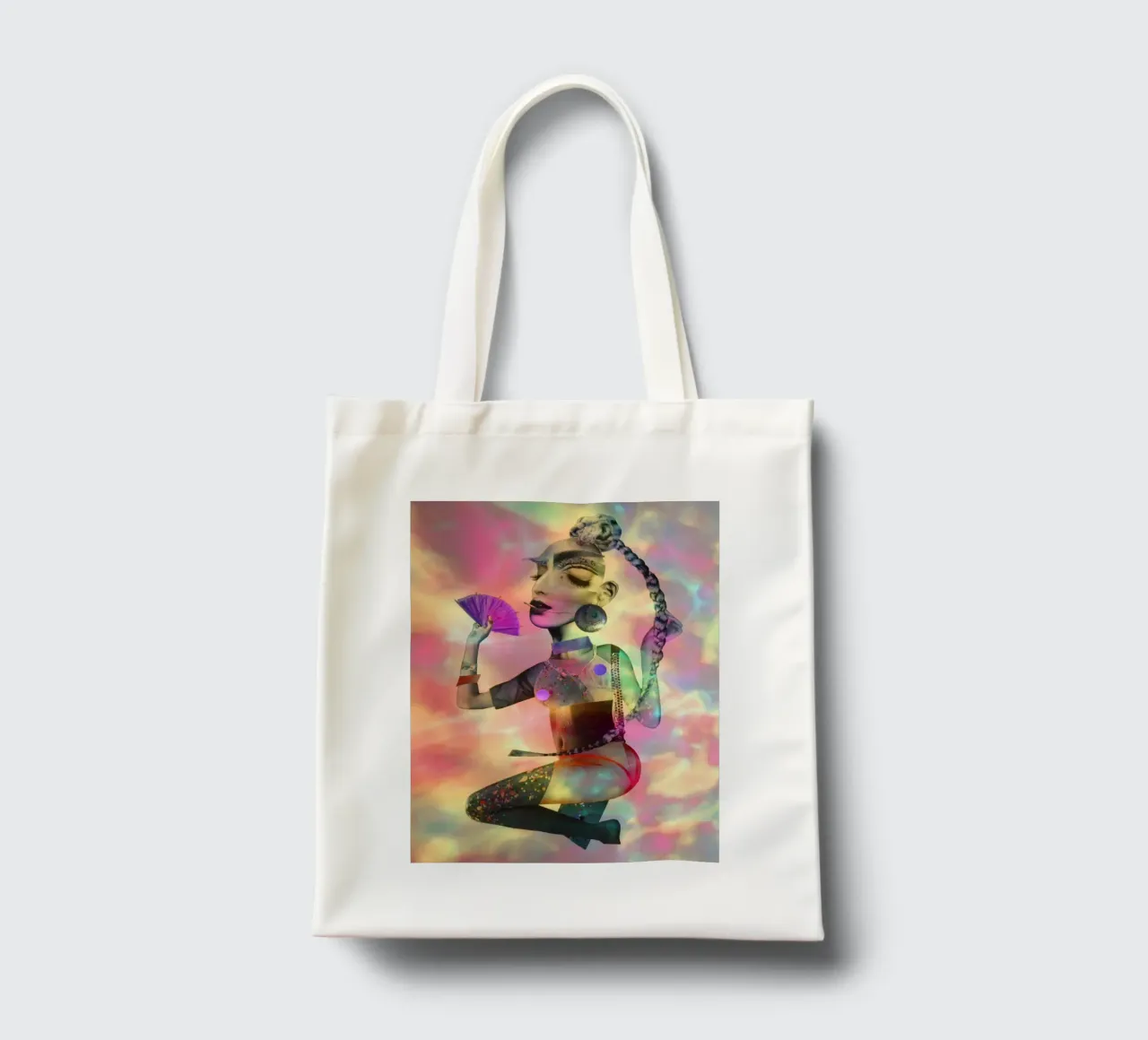 Glühen 2 borsa in juta da Paperheartmixx