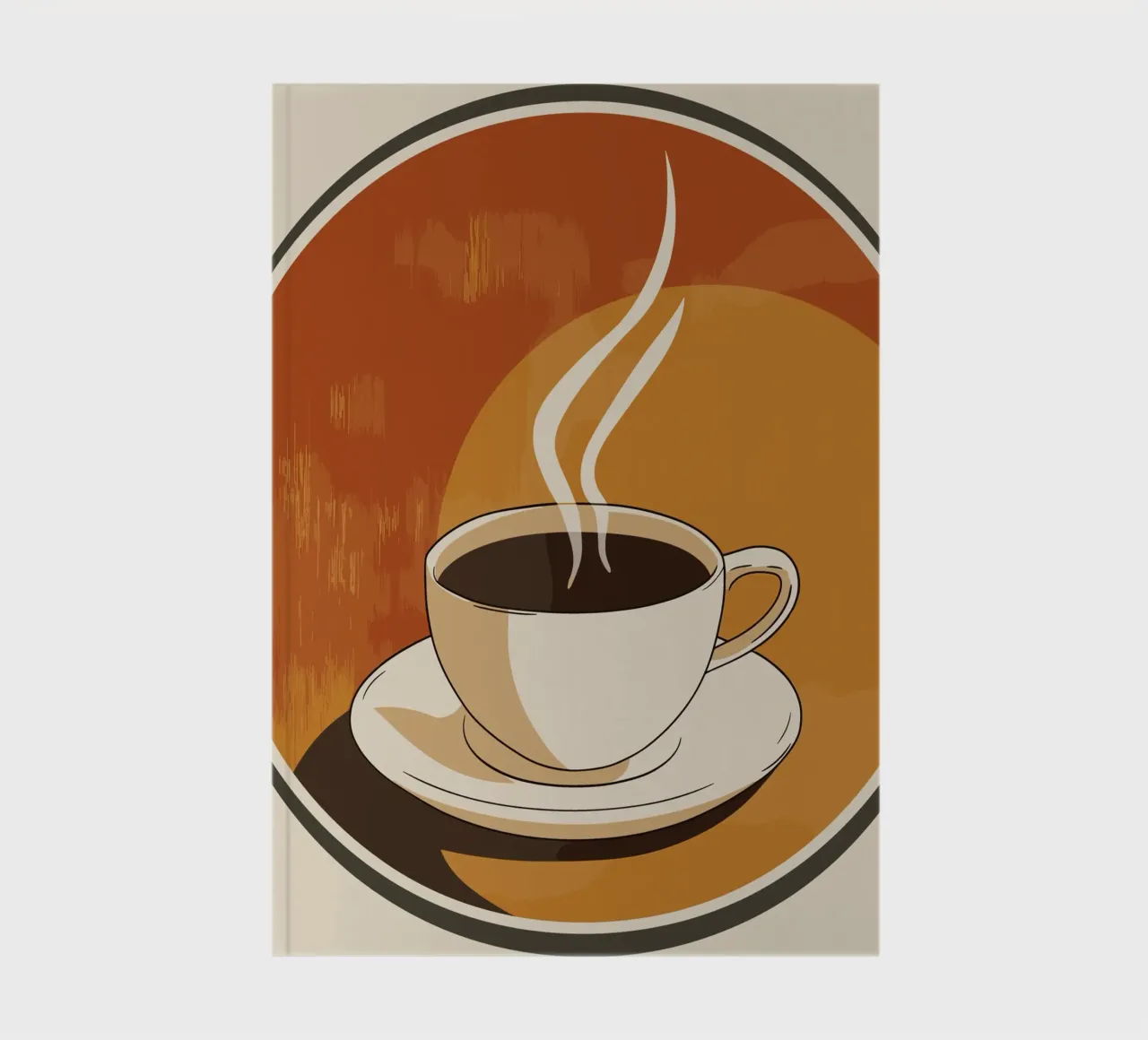 Coffee break in retro style notebook by pixelbull - medieval art and more