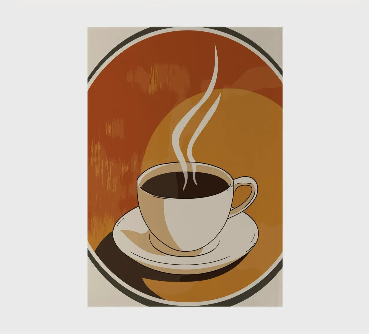 Coffee break in retro style notebook by pixelbull - medieval art and more