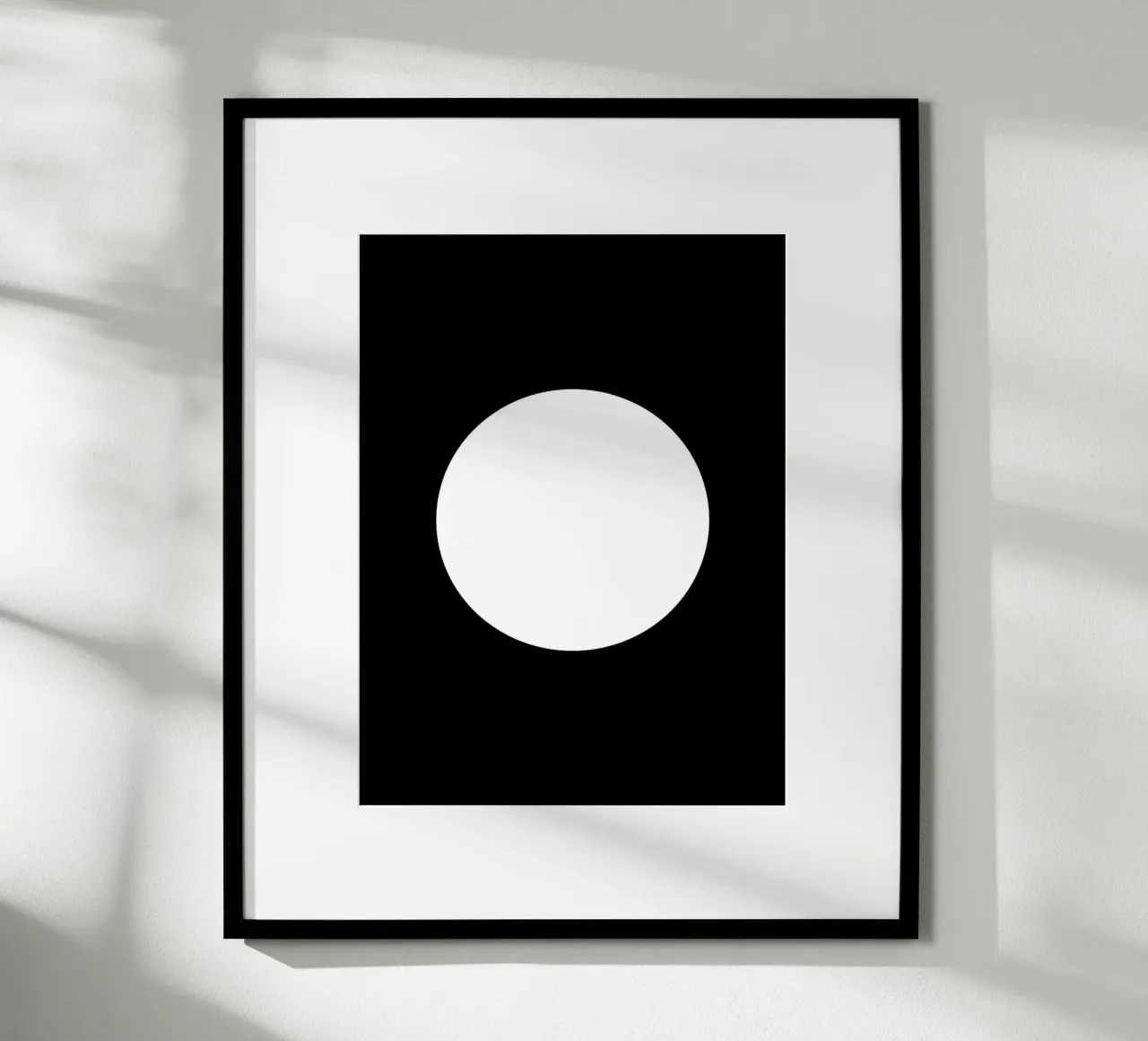 cerchio bianco poster da Sabine Klein