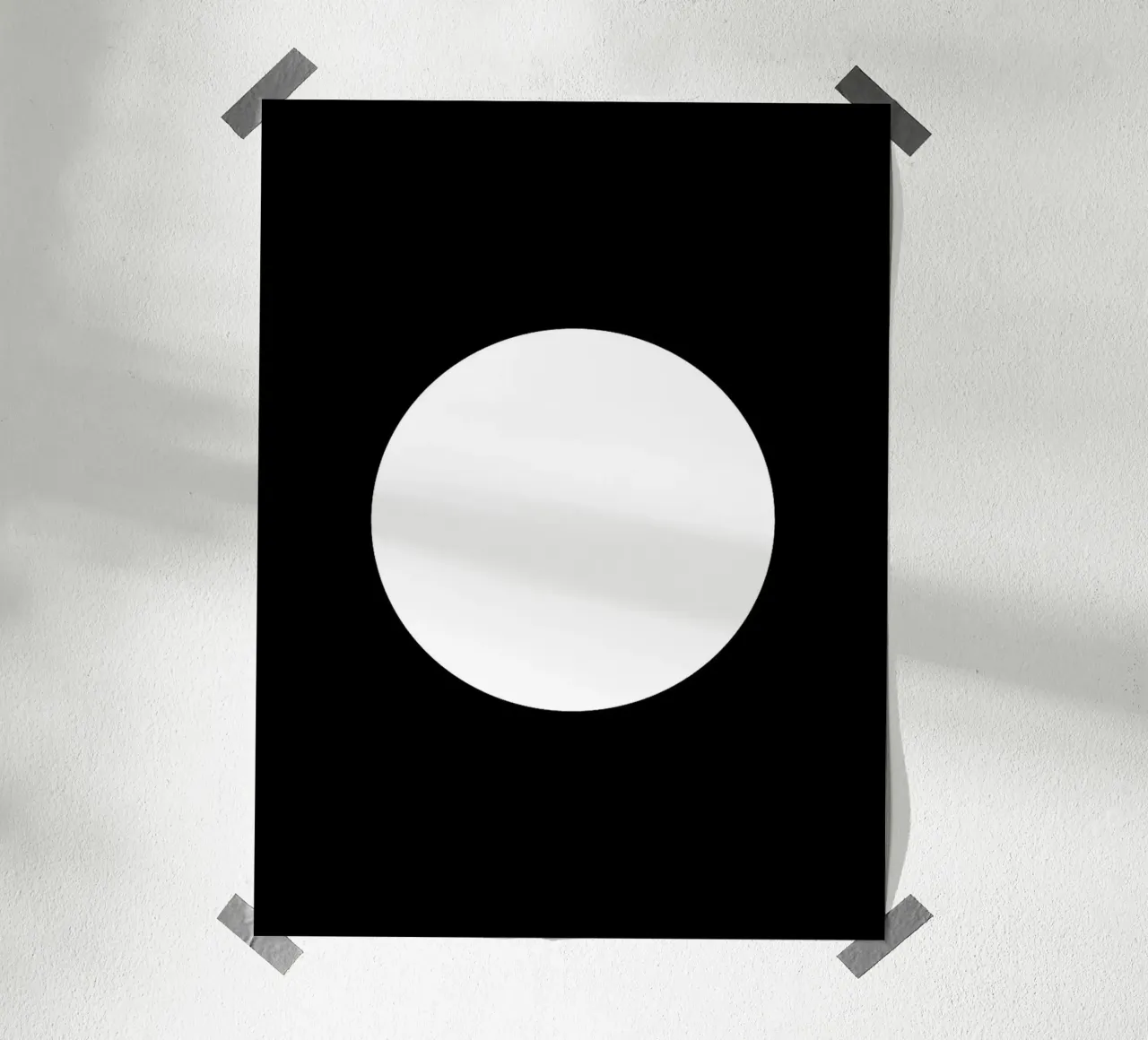 cerchio bianco poster da Sabine Klein