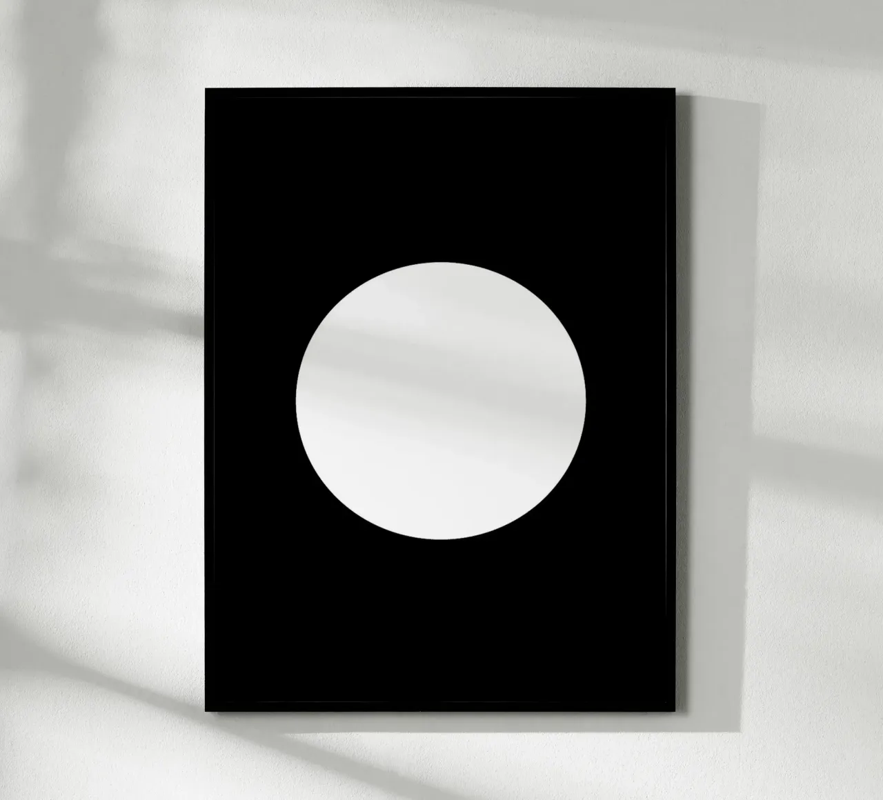 cerchio bianco poster da Sabine Klein
