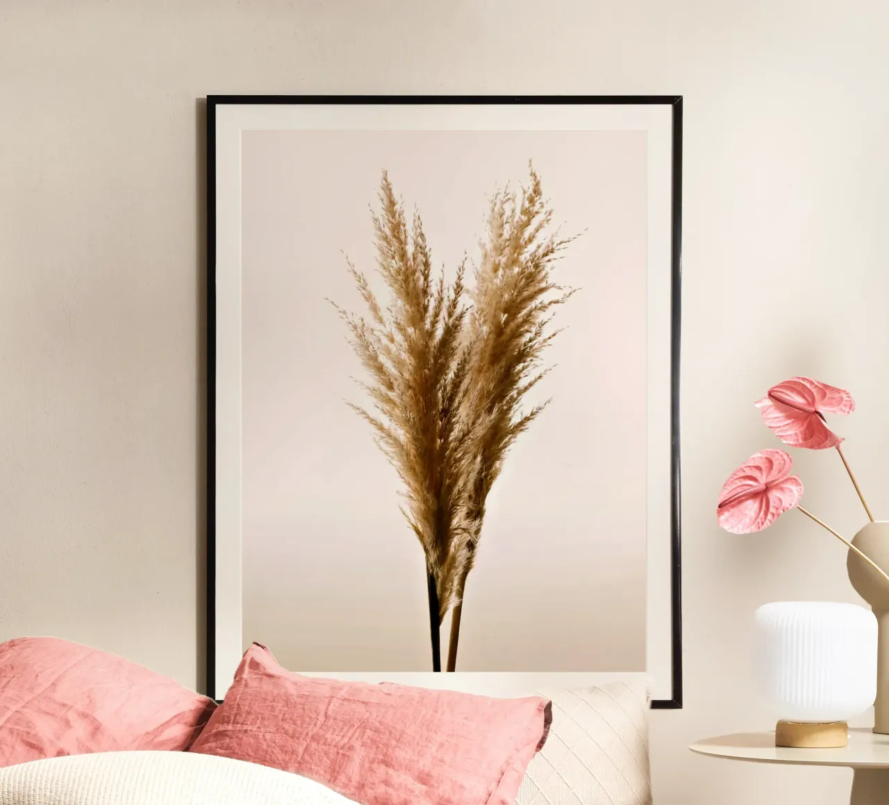 PAMPAS REED poster con telaio in plastica da Sabine Klein