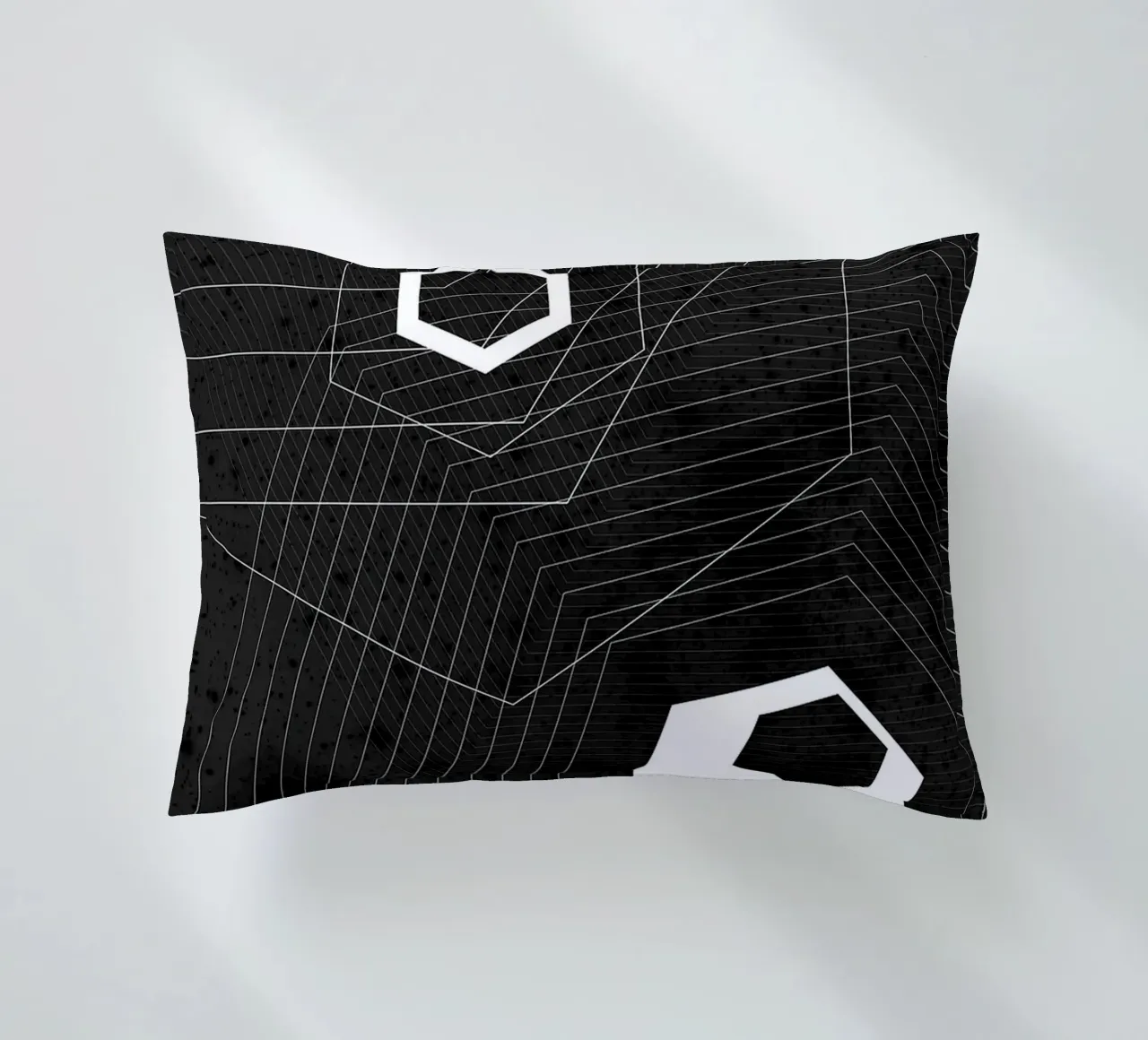 Geometrico in bianco e nero cuscino da Sabine Klein