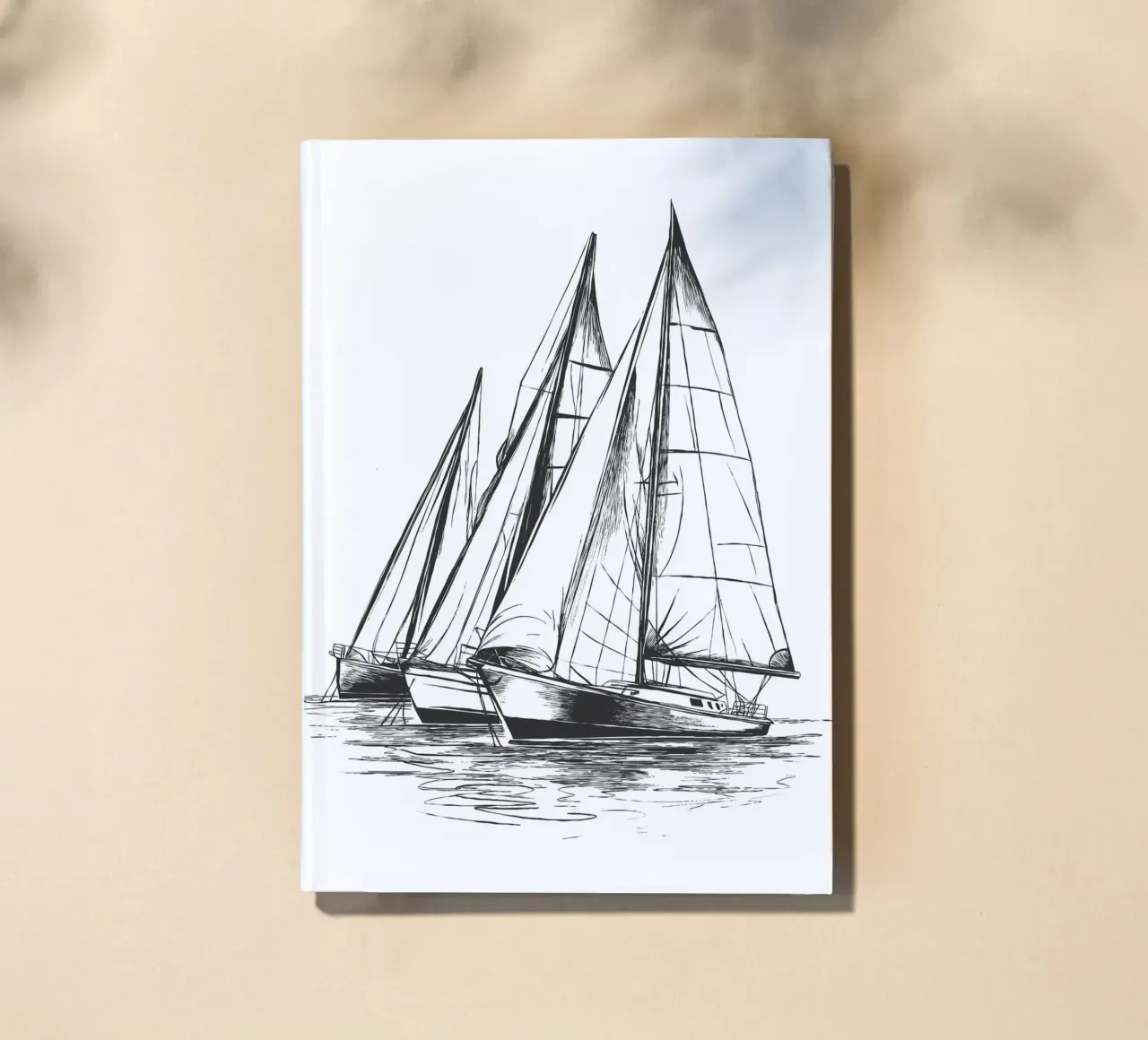 Sailing regatta in sketch form notebook by pixelbull - medieval art and more