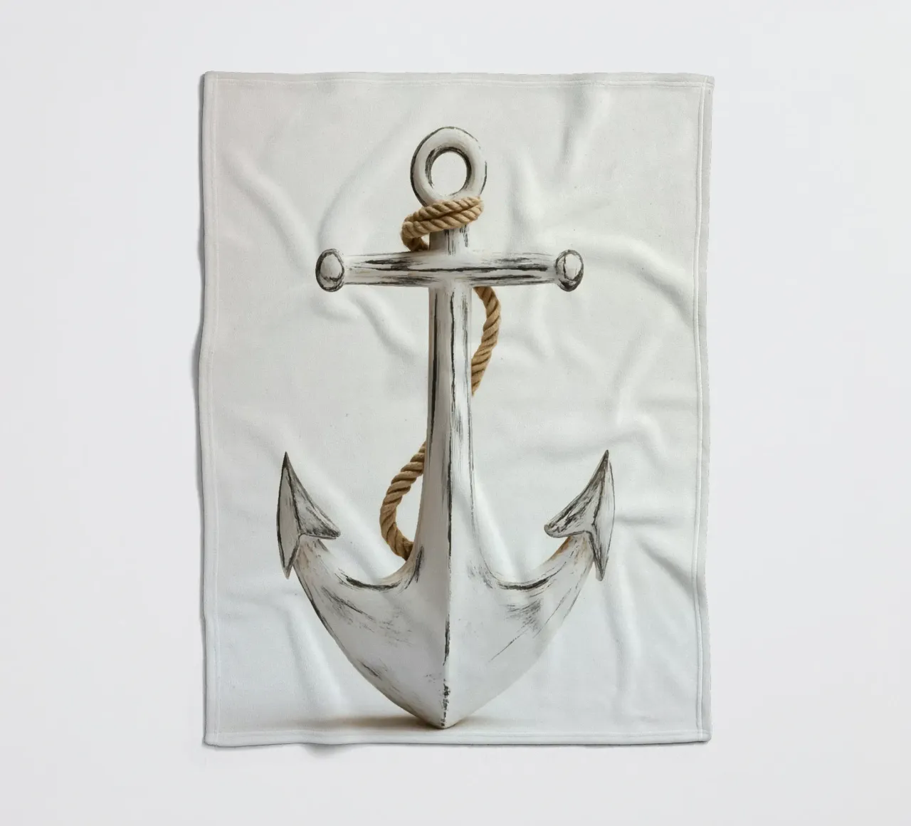Ancora rustica con corda coperta in pile da pixelbull - medieval art and more