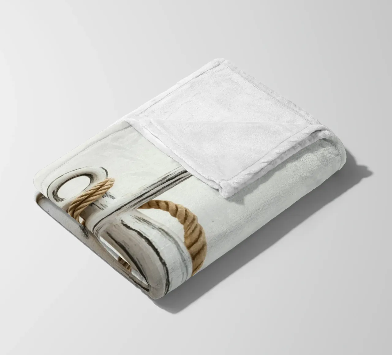 Ancora rustica con corda coperta in pile da pixelbull - medieval art and more