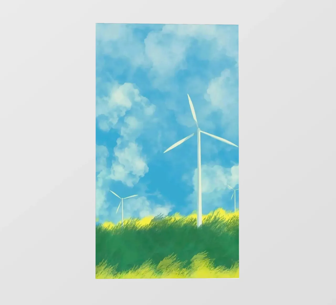windmill canvas pellicola backlit da melts