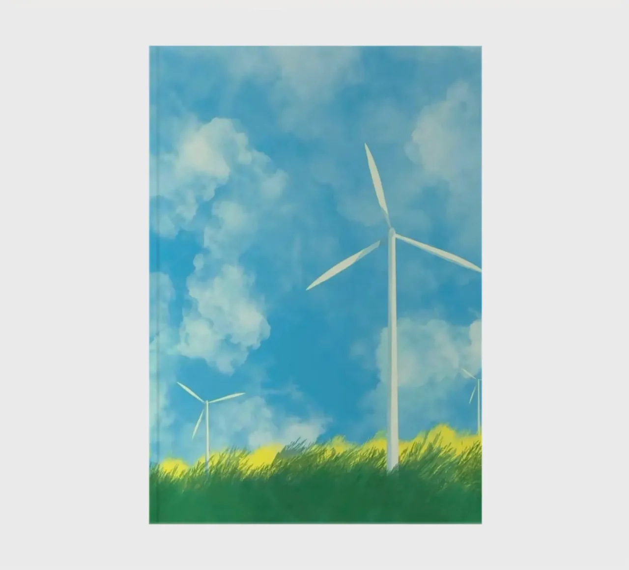 windmill canvas notebook by melts
