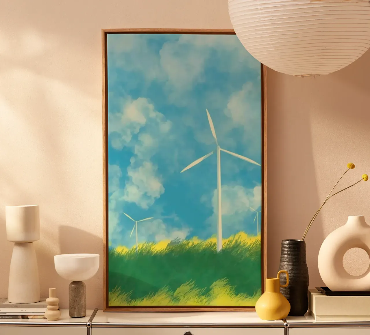 windmill canvas tela con Cornice a cassetta da melts