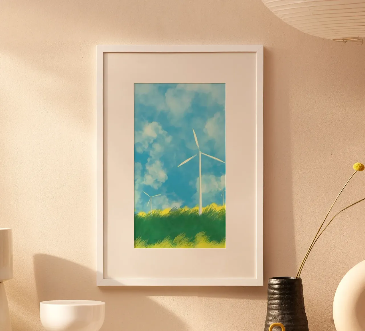 windmill canvas poster de melts