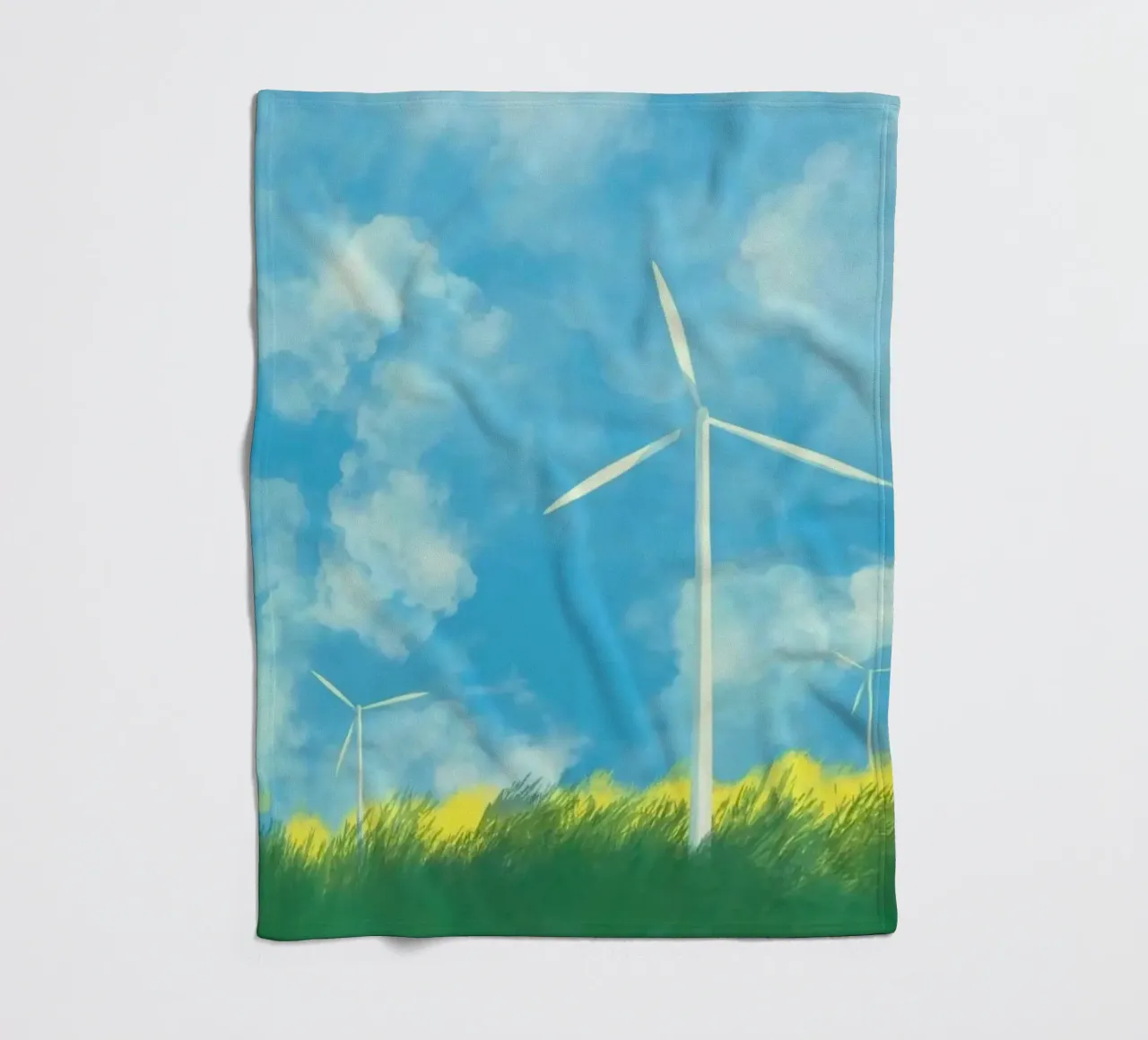 windmill canvas coperta in pile da melts