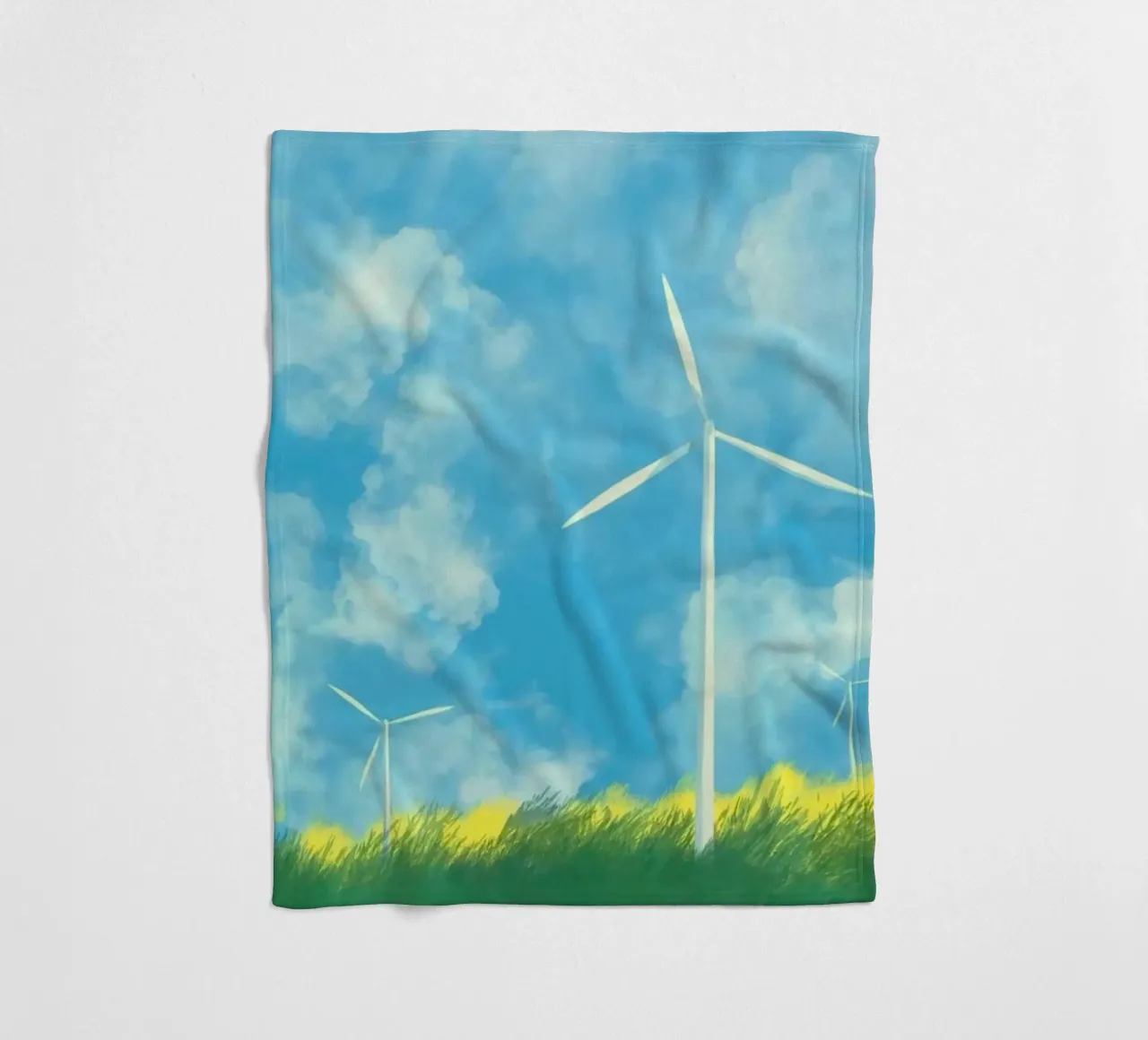 windmill canvas coperta in pile da melts
