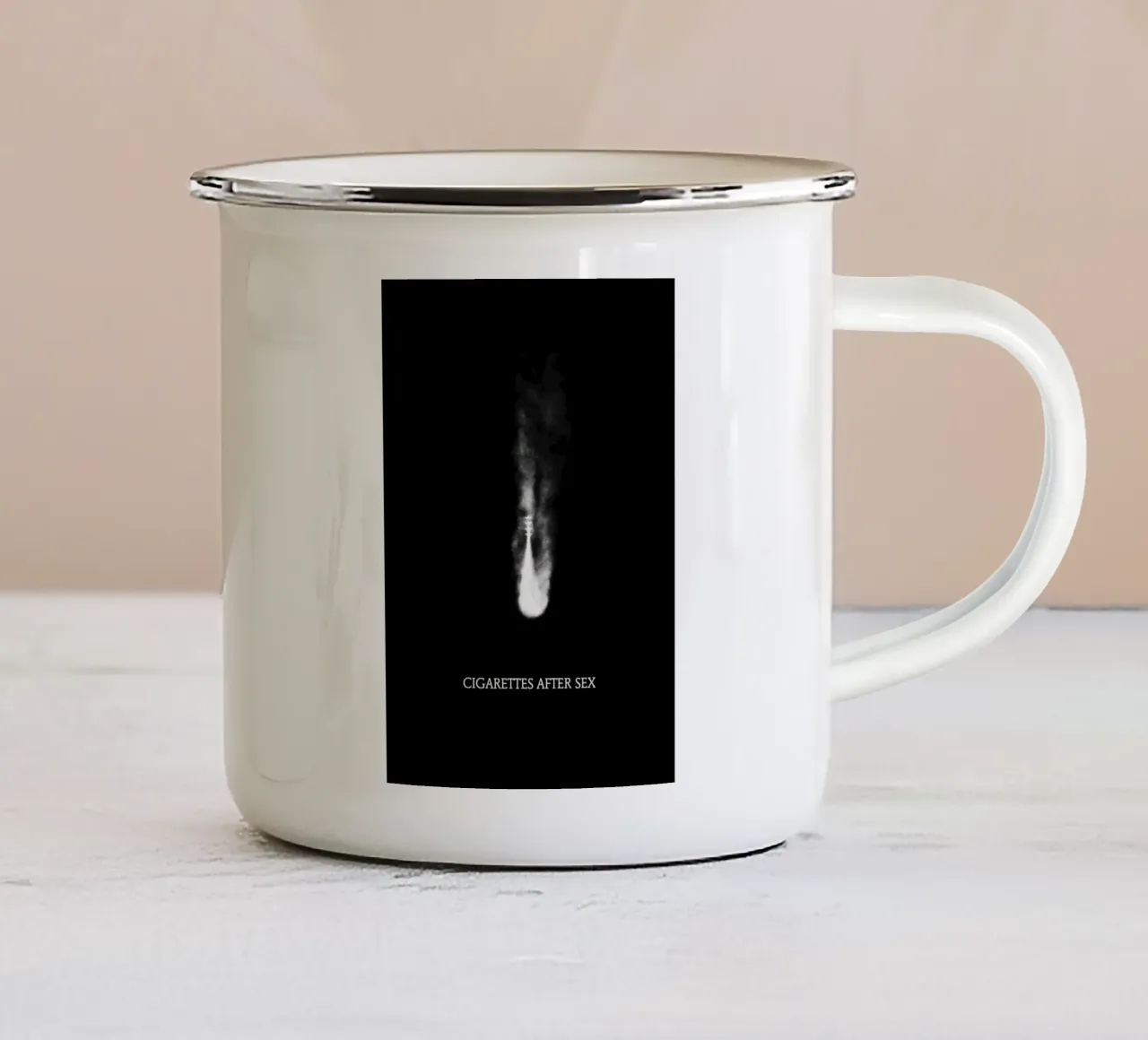Sigarette dopo il sesso tazza in smalto da shiners