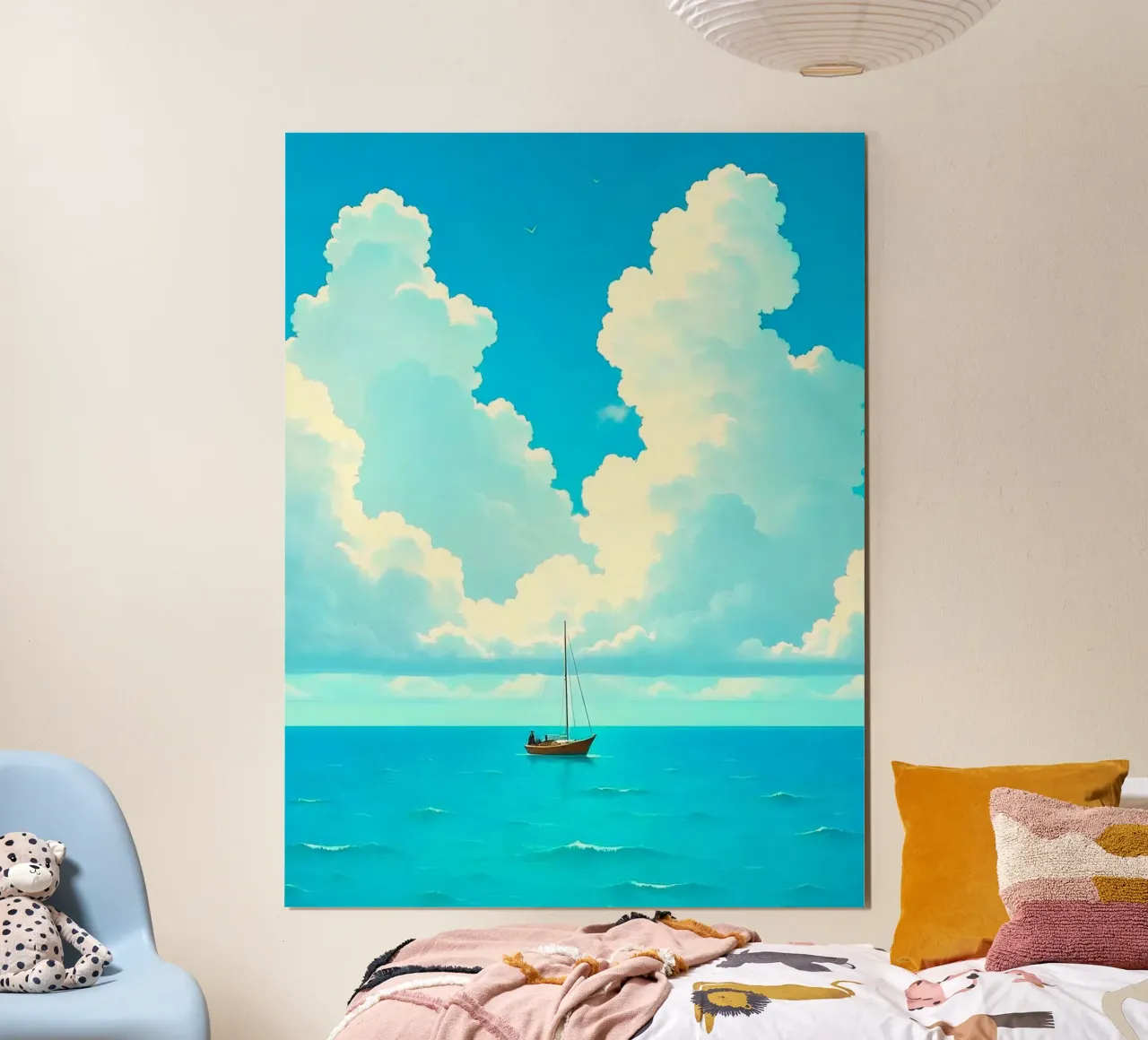 open space on surface poster con telaio in alluminio da miracle