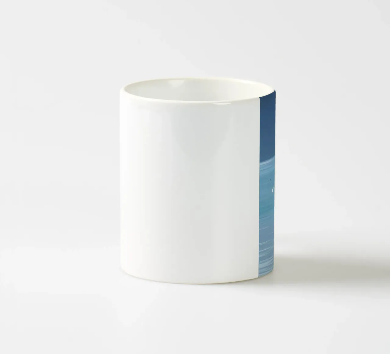 the boat with bird tazza in ceramica da melts