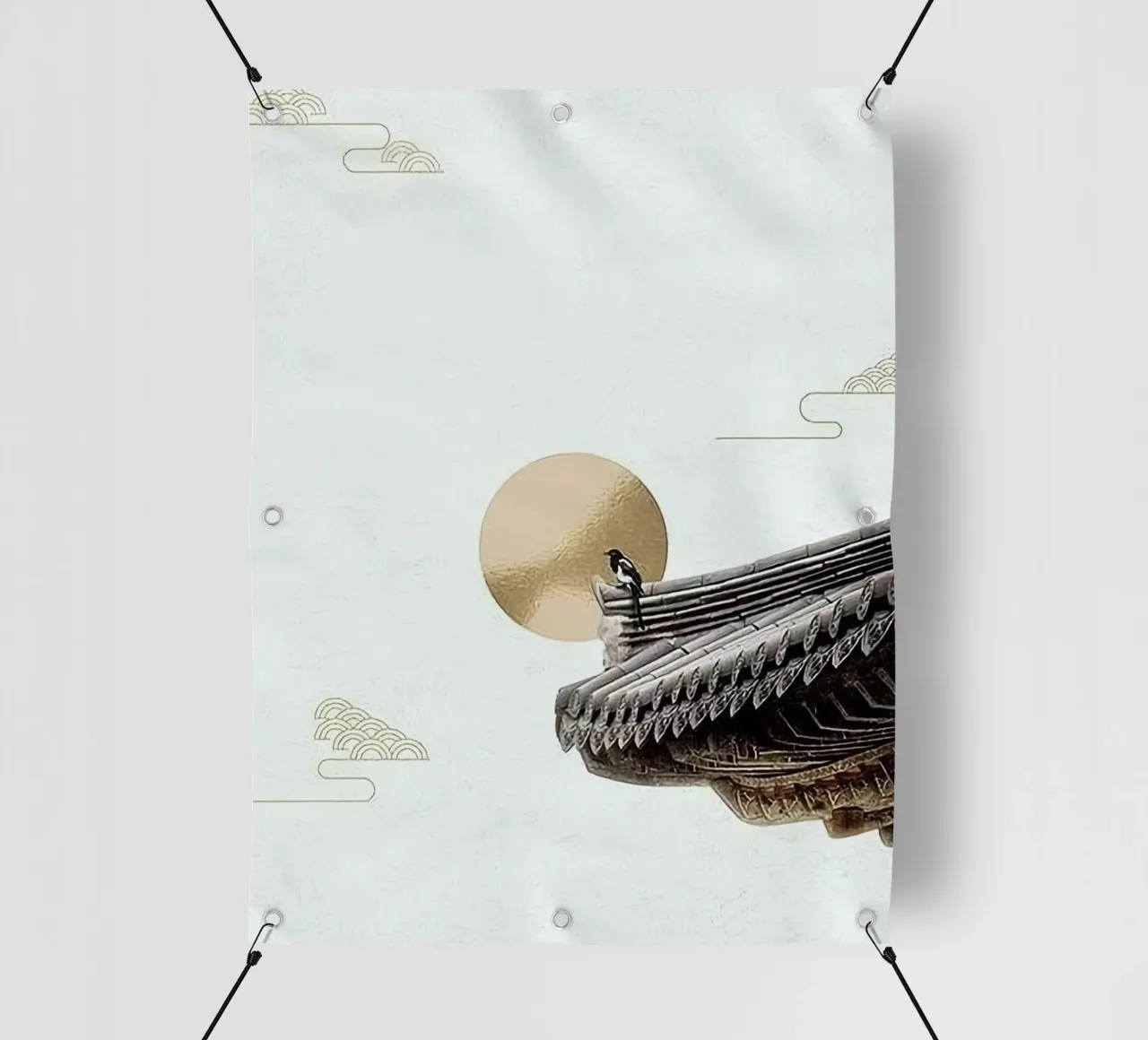 bird on moon telo in pvc da miracle