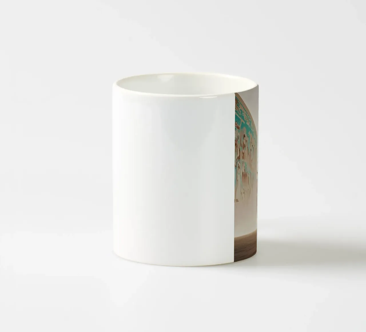 riding through the tower tazza in ceramica da miracle