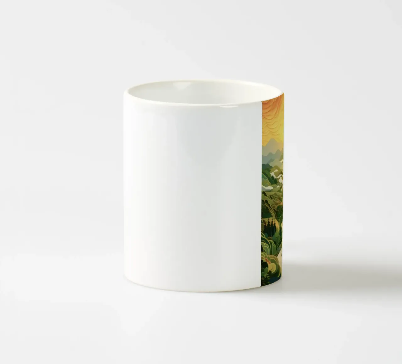 space field tazza in ceramica da melts