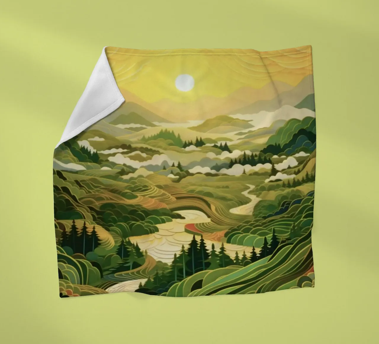 space field coperta in pile da melts