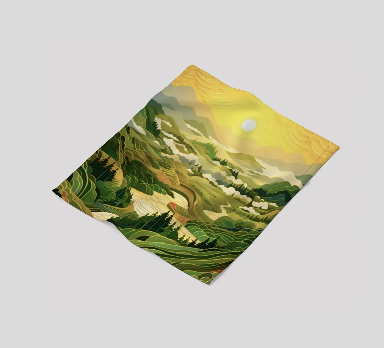 space field coperta in pile da melts