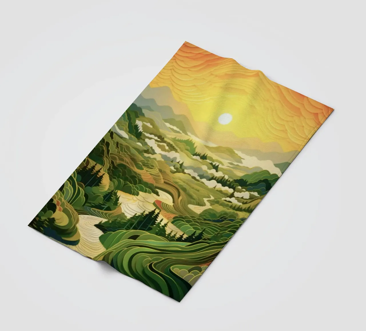 space field coperta in pile da melts