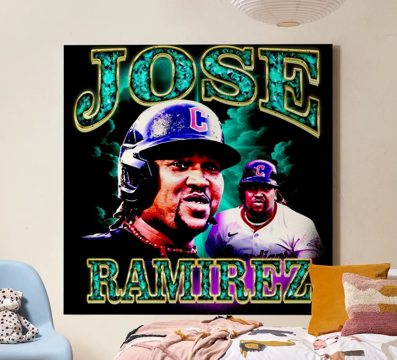 jose ramirez tela con Cornice a cassetta da grass.studio_